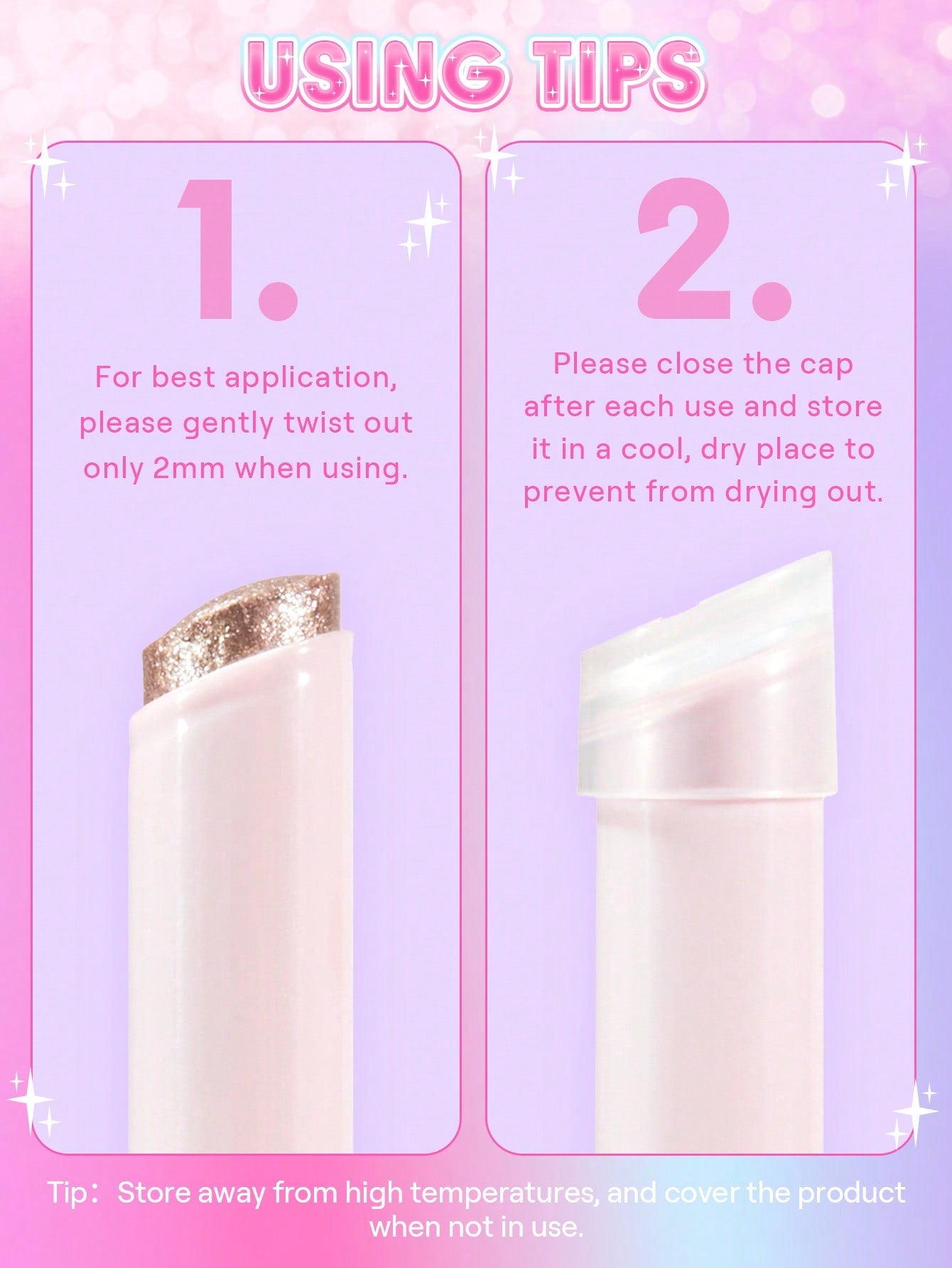 SHEGLAM Crystal Jelly Glaze Stick-Starlit Silver