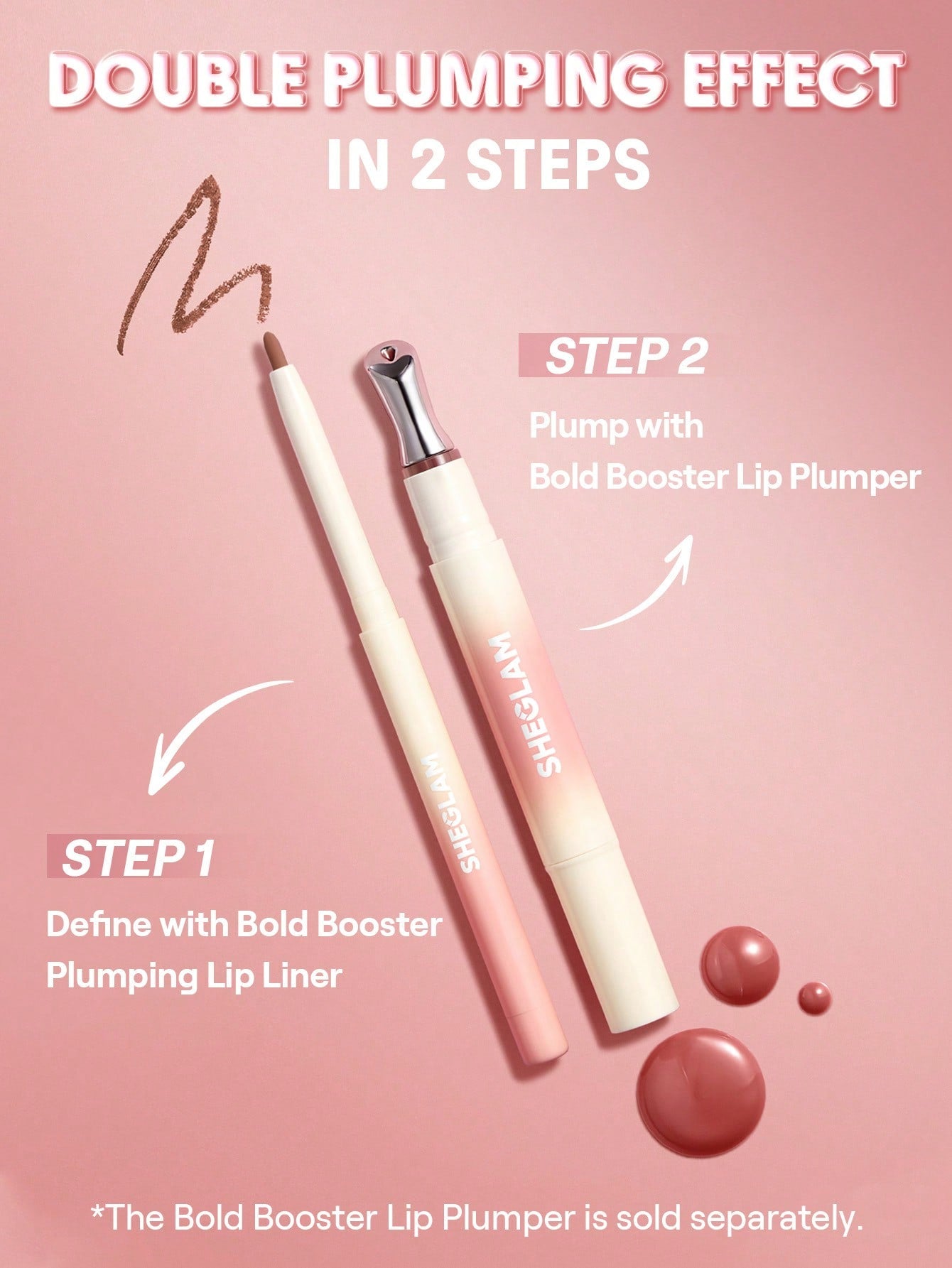 SHEGLAM Bold Booster Plumping Lip Liner-Mocha Muse