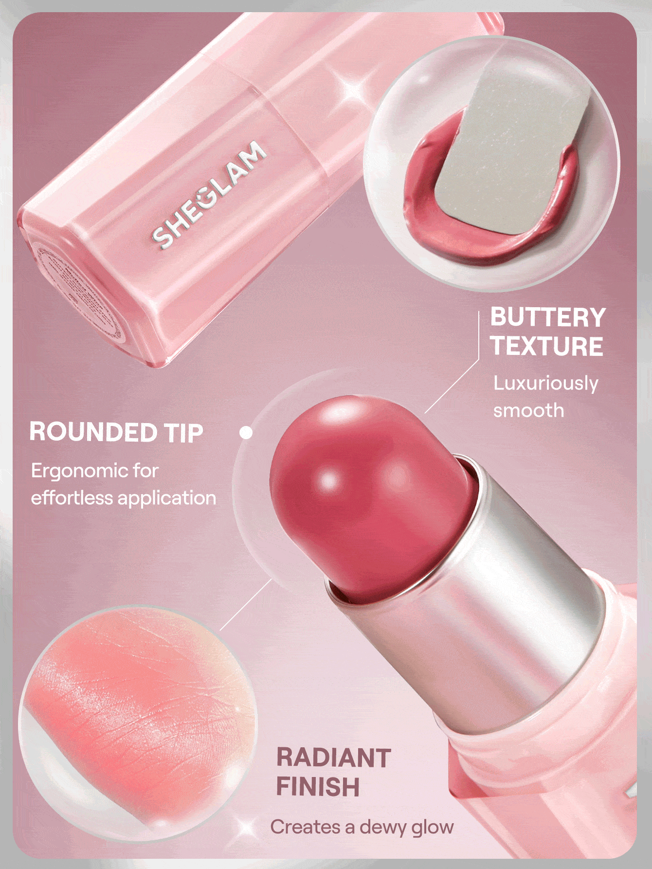SHEGLAM Buttery Bliss Blush Stick-Guava Juice