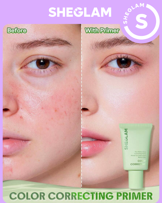 SHEGLAM Even Better Color Correcting Primer-Green