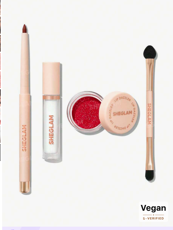 SHEGLAM Lip Dazzler Glitter Kit-Curtain Call