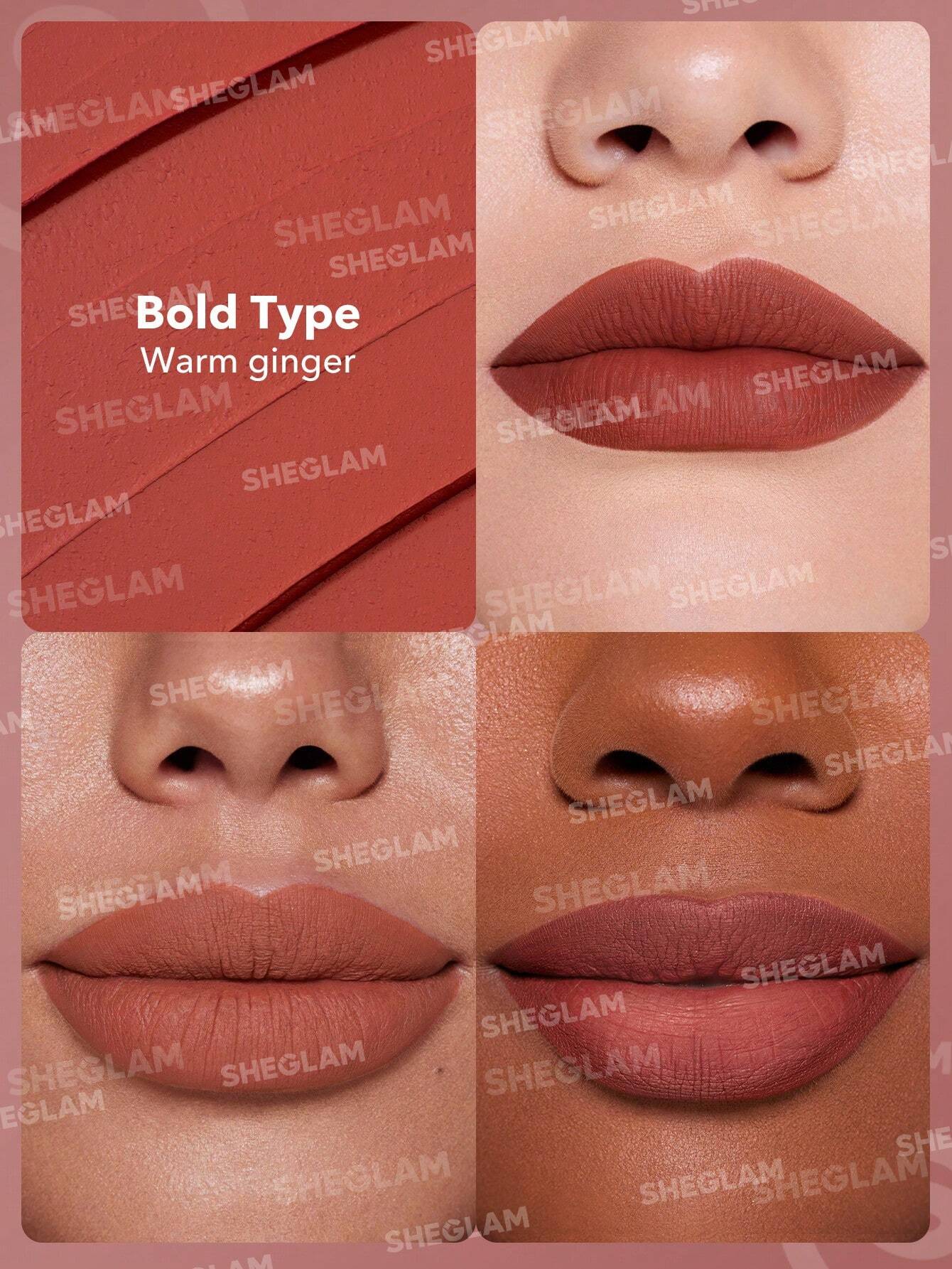 SHEGLAM Dynamatte Boom Long Lasting Matte Lipstick-Bold Type