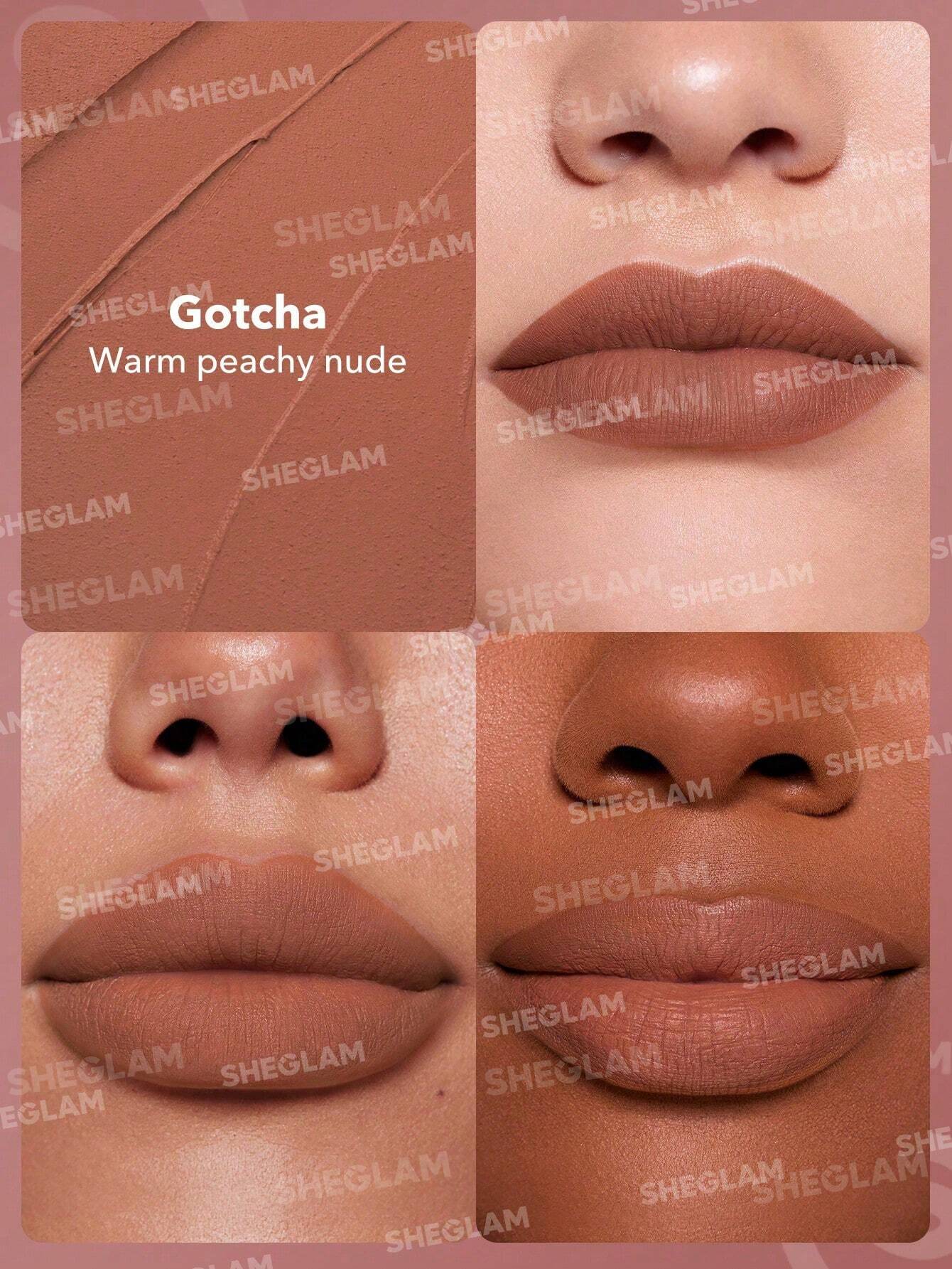 SHEGLAM Dynamatte Boom Long Lasting Matte Lipstick-Gotcha