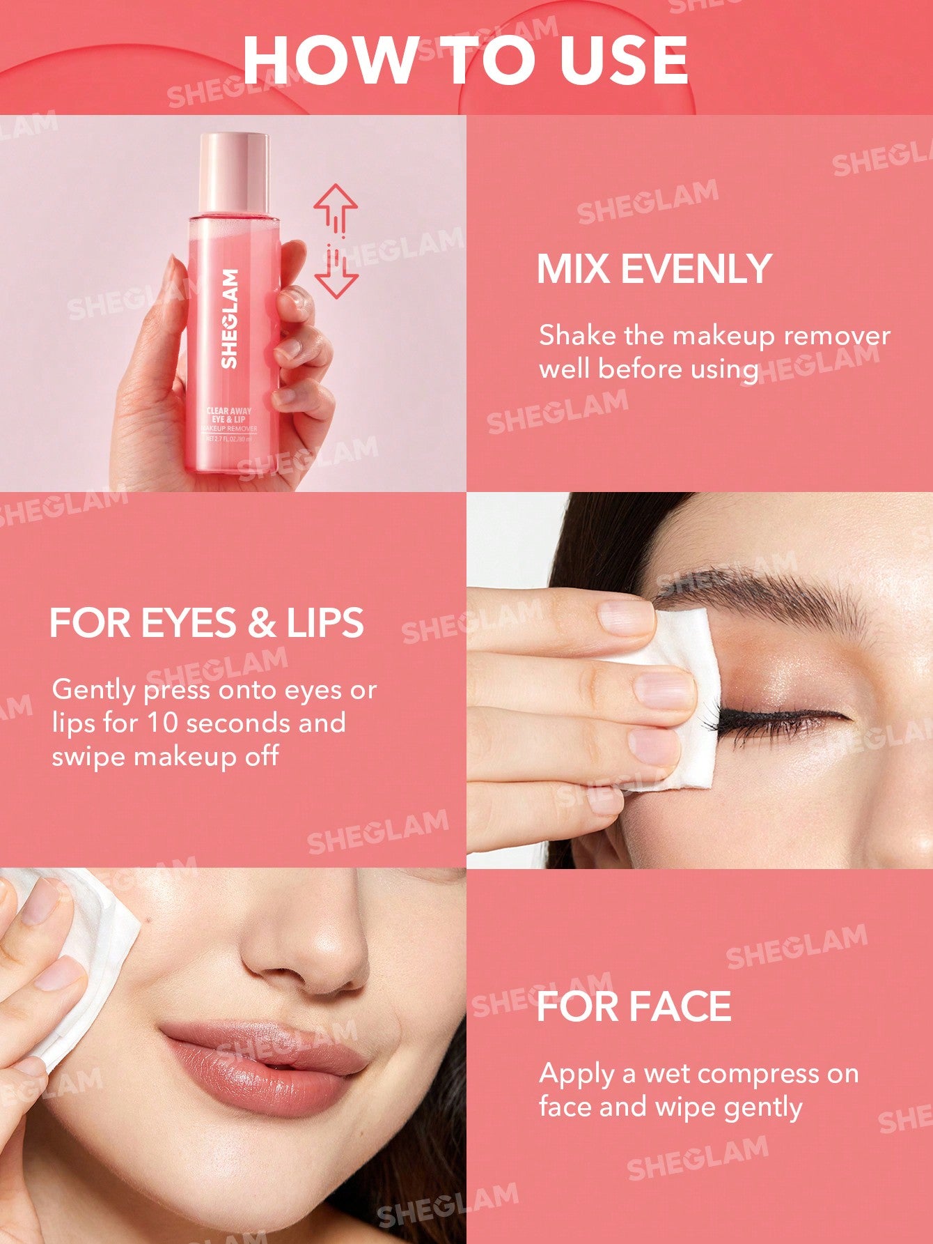 SHEGLAM Clear Away Eye & Lip Makeup Remover-Clear Away
