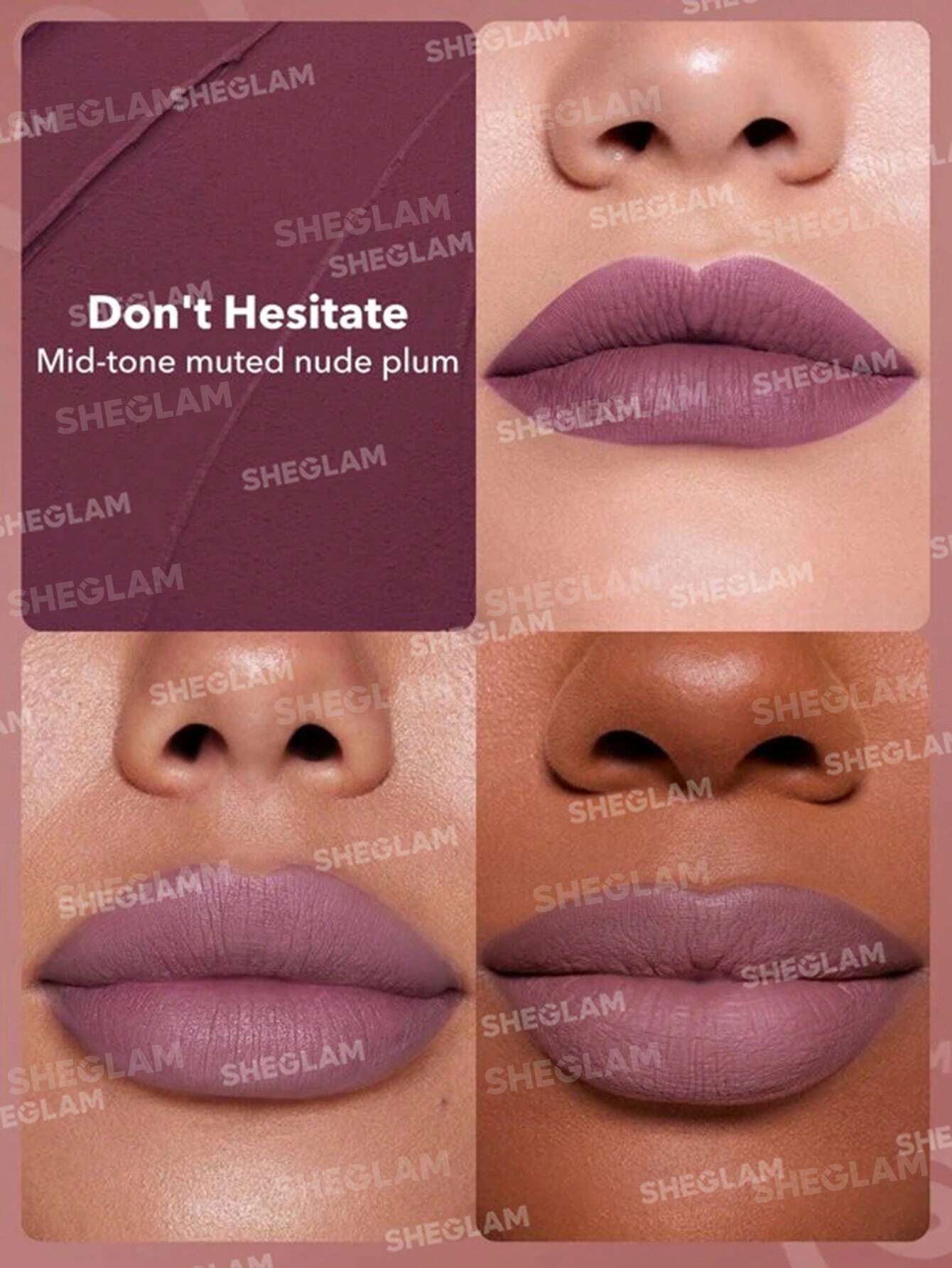 SHEGLAM Dynamatte Boom Long-Lasting Matte Lipstick-Don't Hesitate