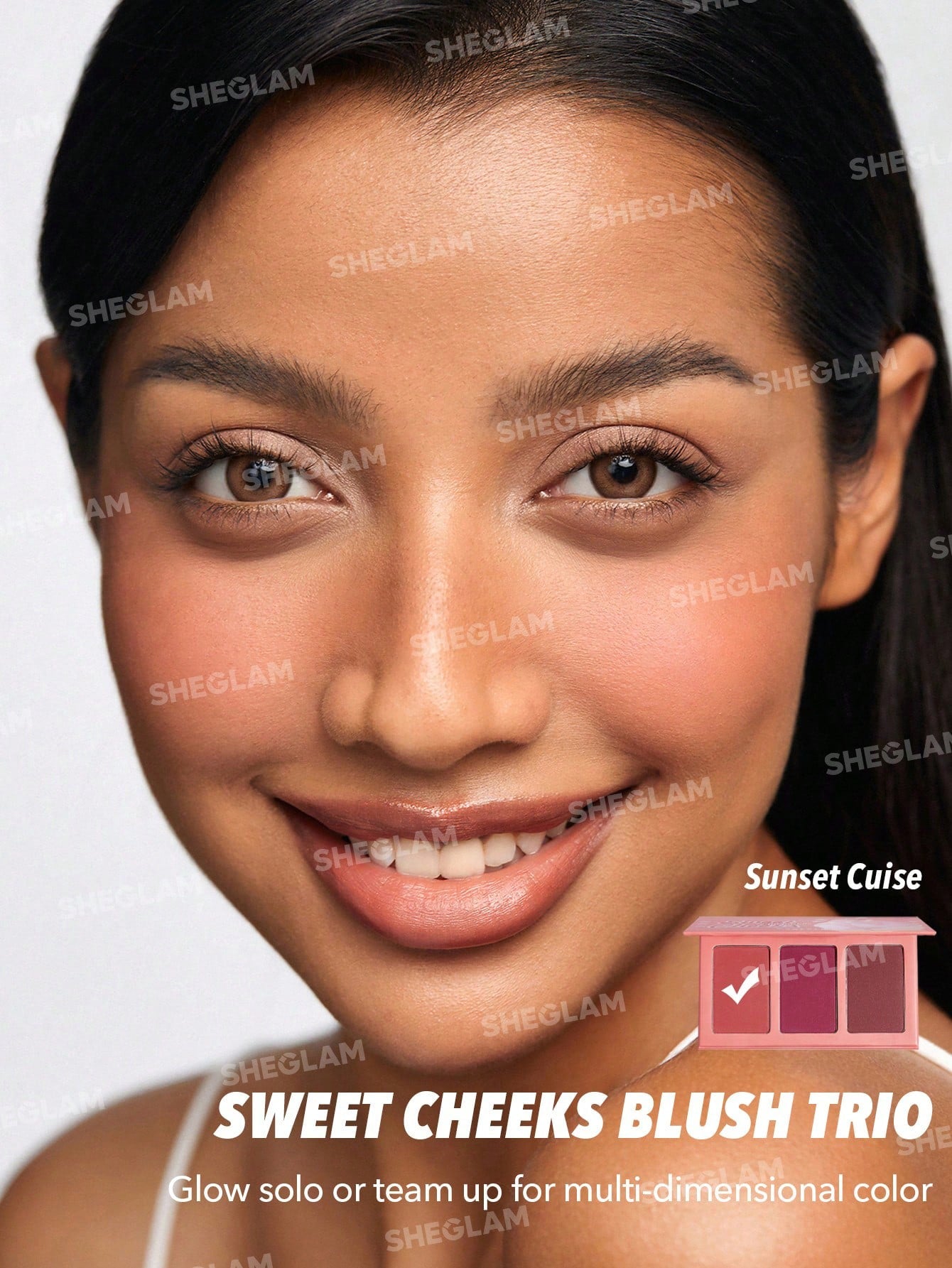 SHEGLAM Sweet Cheeks Blush Trio-Sunset Cruise