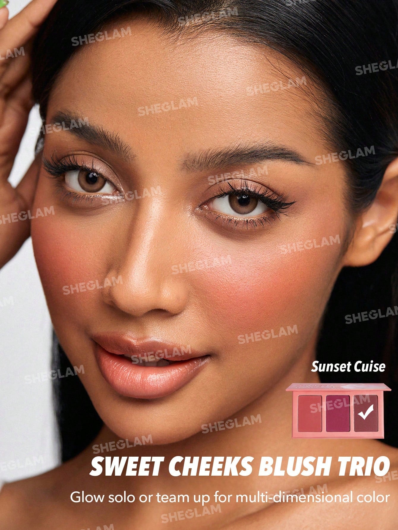 SHEGLAM Sweet Cheeks Blush Trio-Sunset Cruise