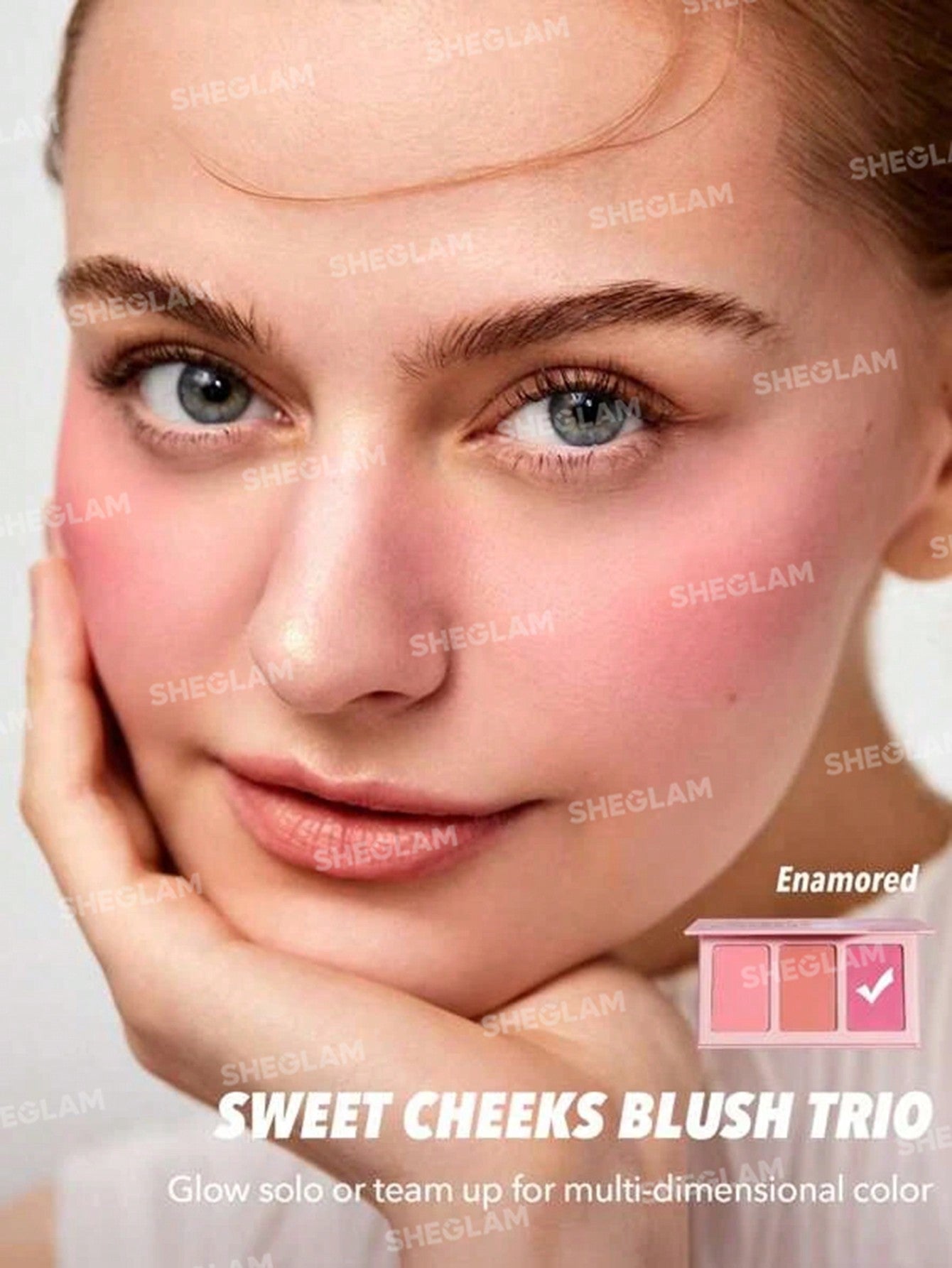 SHEGLAM Sweet Cheeks Blush Trio-Enamored