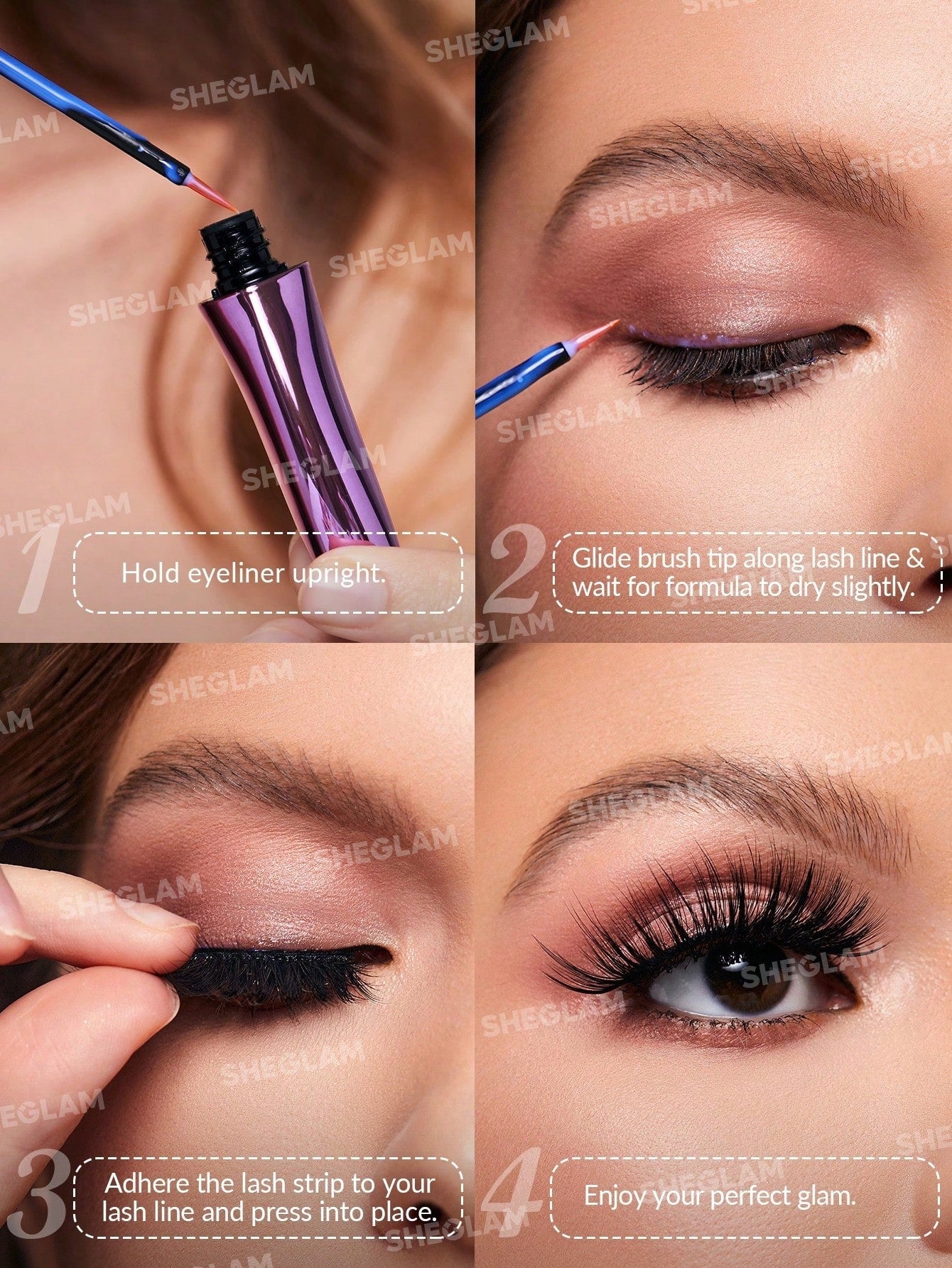 SHEGLAM All Eyes On You Eyelash Glue Liner-Clear-Waterproof