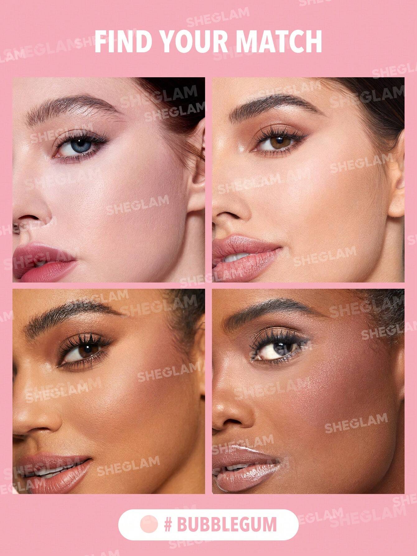 SHEGLAM Insta-Ready Face & Under Eye Setting Powder Duo-Bubblegum