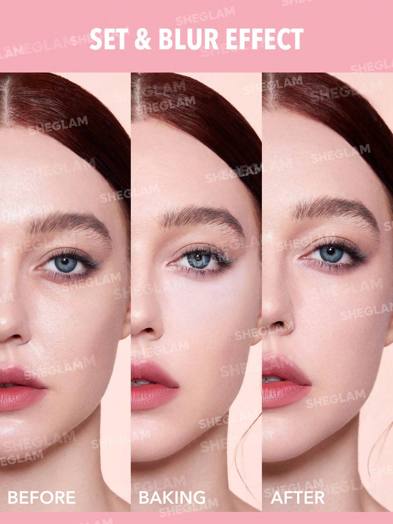 SHEGLAM Insta-Ready Face & Under Eye Setting Powder Duo-Bubblegum