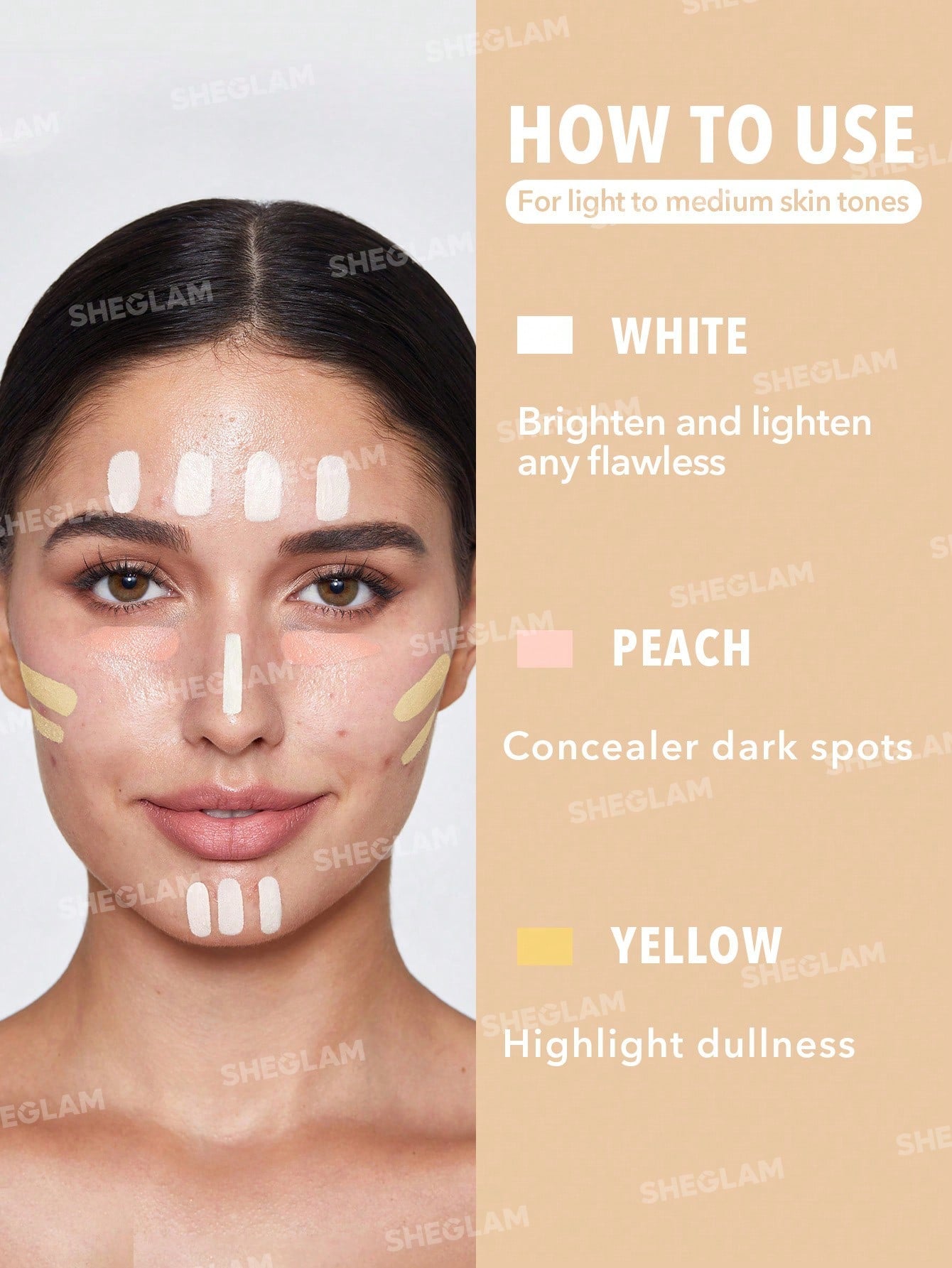 SHEGLAM Like Magic Color Correcting Concealer-Peach
