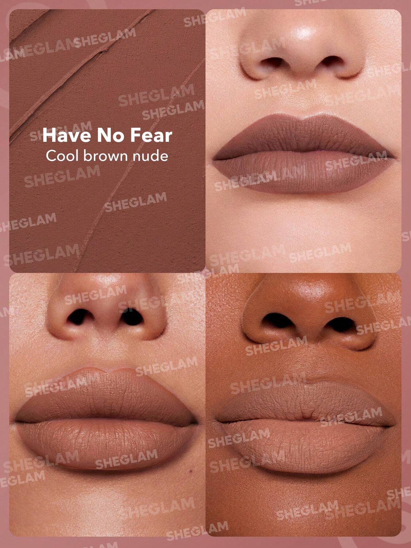 SHEGLAM Dynamatte Boom Long-Lasting Matte Lipstick-Have No Fear