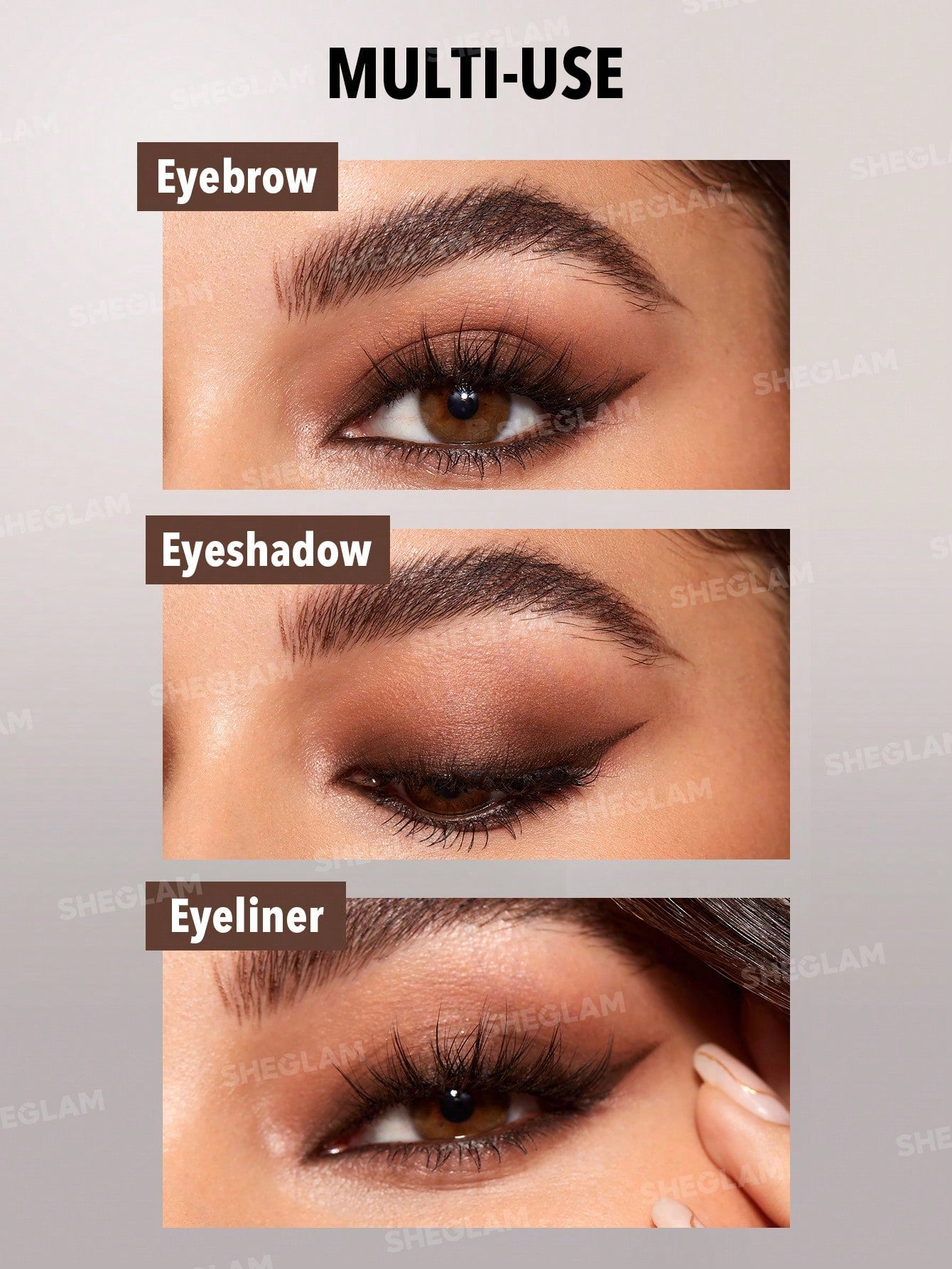 SHEGLAM Intensify Smudge-Proof Eyeliner Gel-Brown