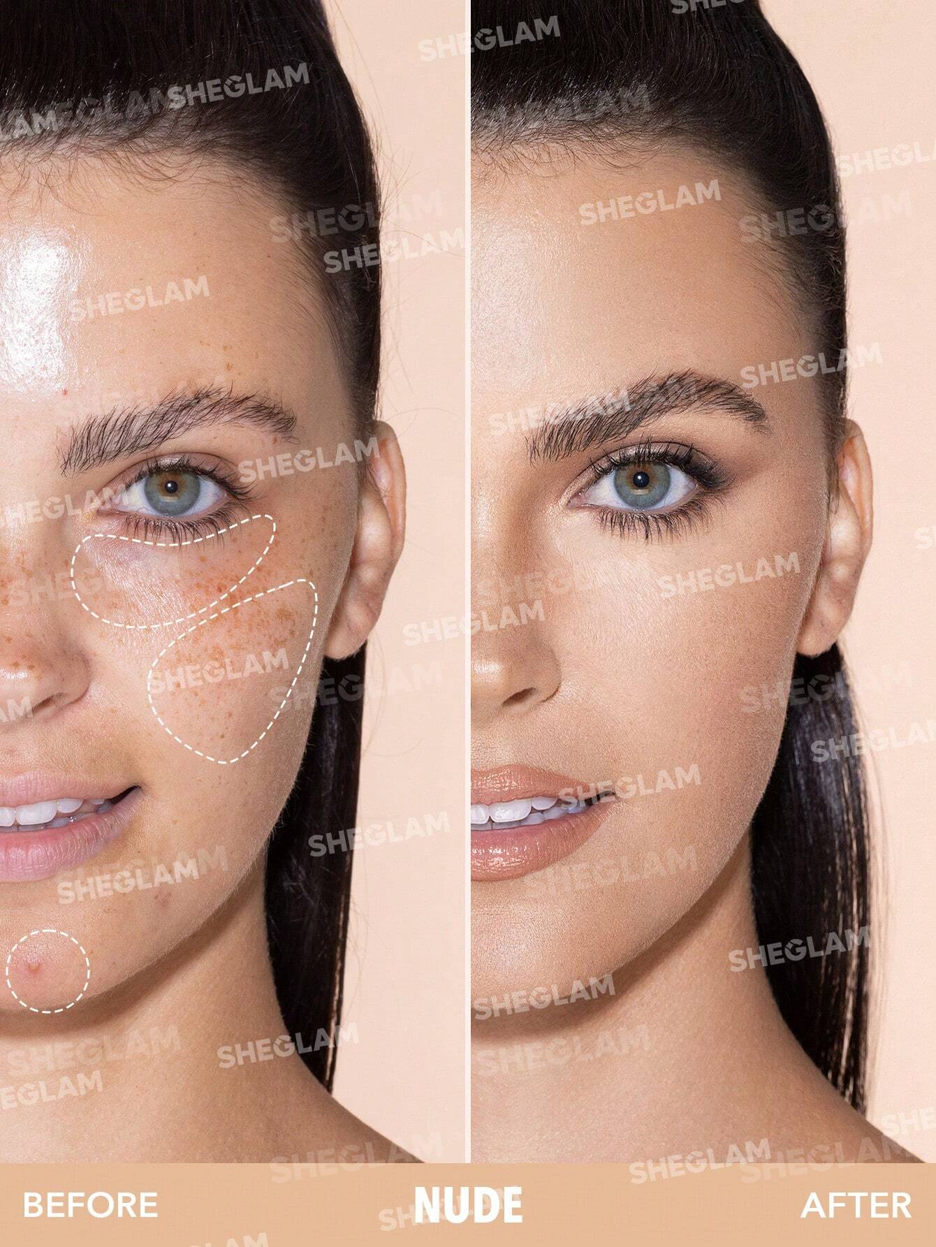 SHEGLAM Like Magic 12Hr Full Coverage Concealer-Nude