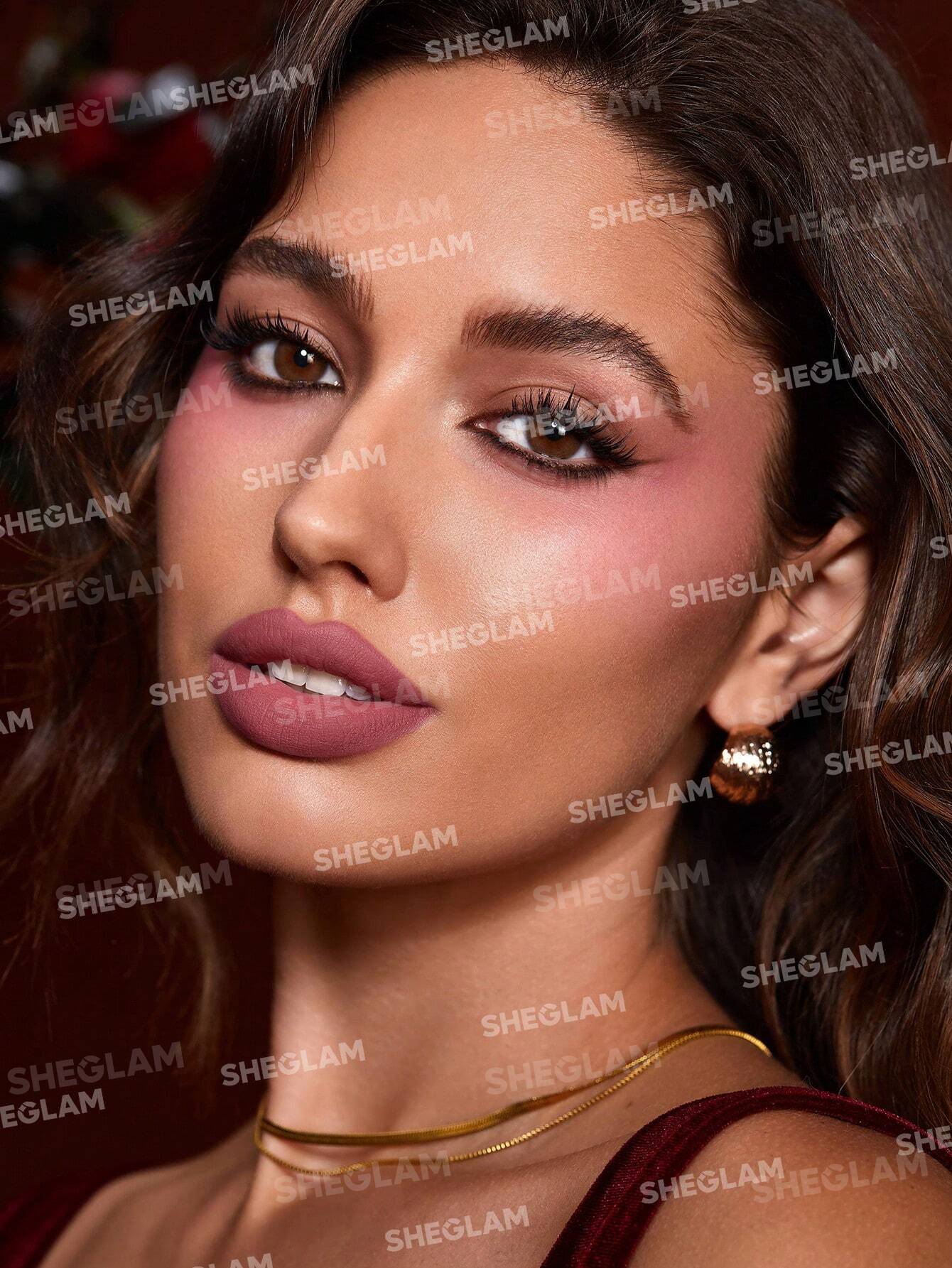 SHEGLAM Dynamatte Boom Long-Lasting Matte Lipstick-Cherish You (Ember Rose Ver.)