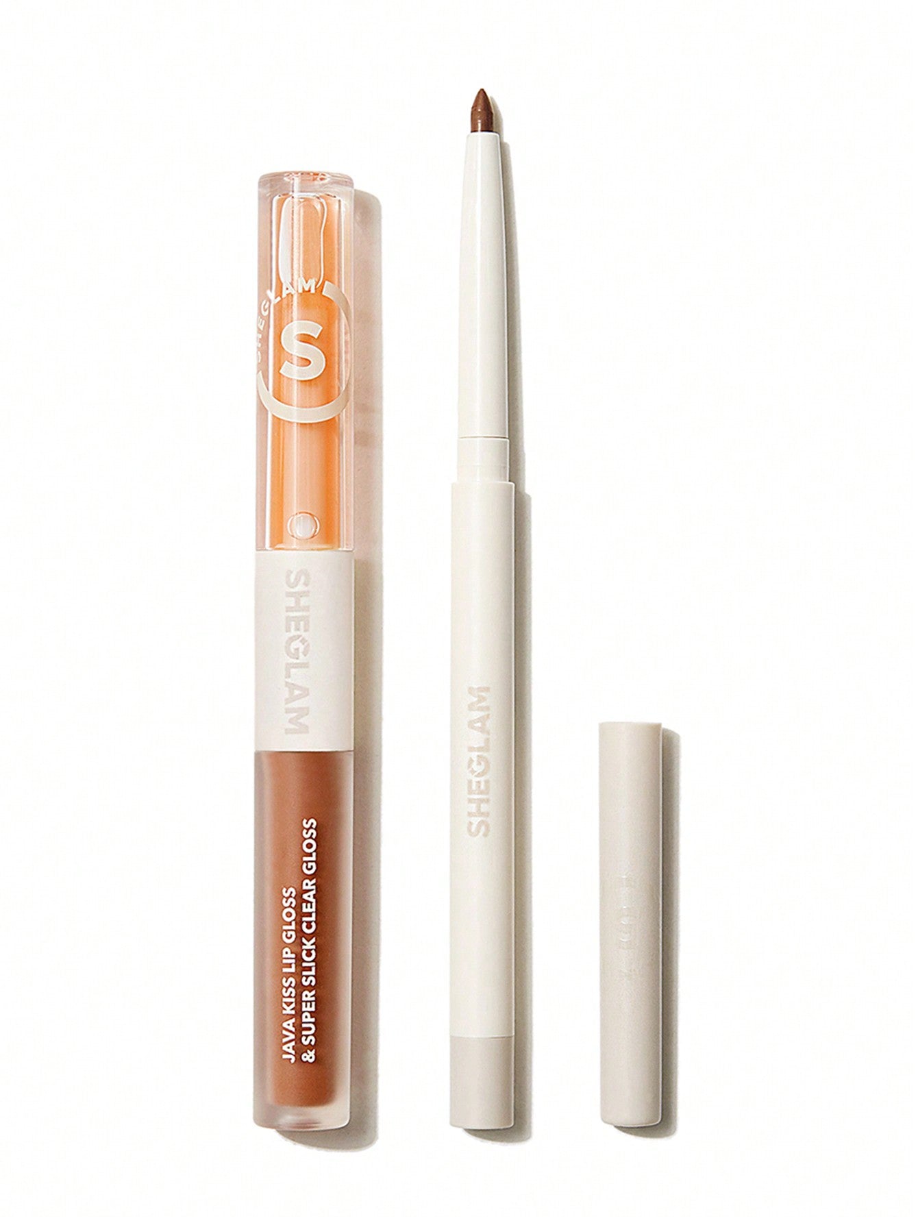SHEGLAM Soft 90's Glam Lip Liner And Lip Duo Set-Moody Taupe
