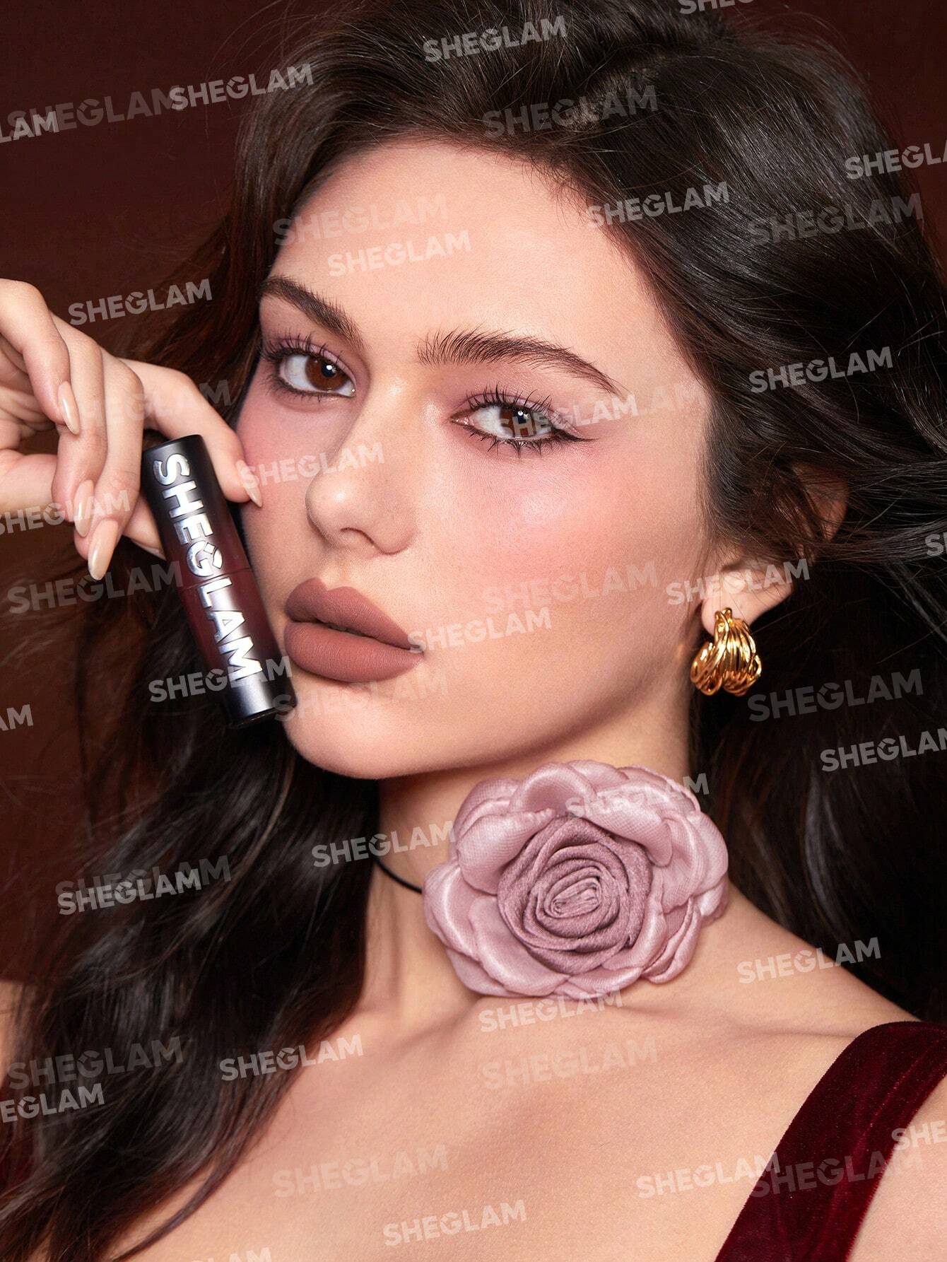 SHEGLAM Dynamatte Boom Long-Lasting Matte Lipstick-Passion (Ember Rose Ver.)
