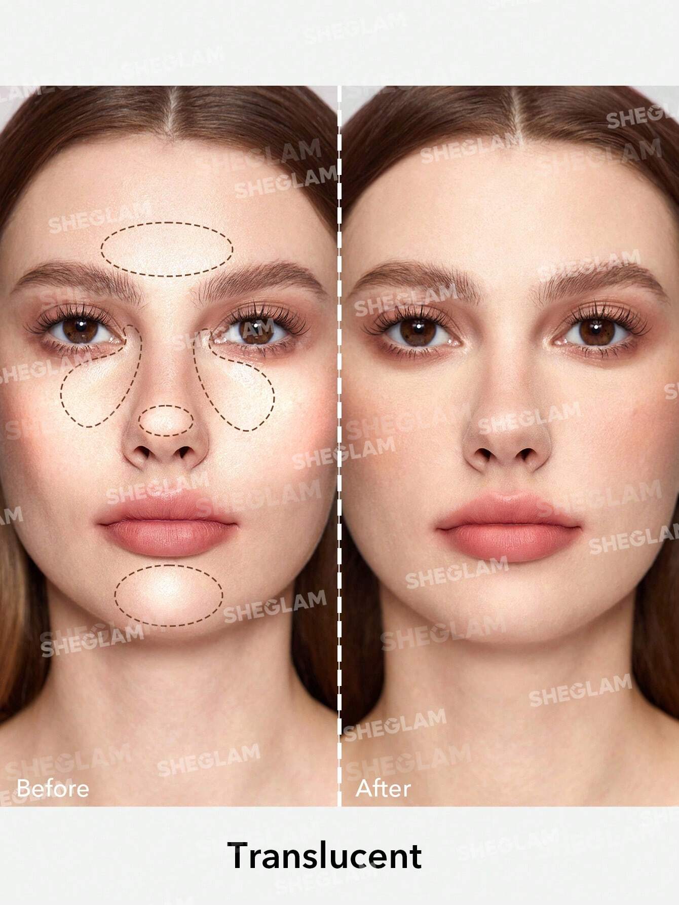 SHEGALM Baked Glow Setting Powder-Translucent