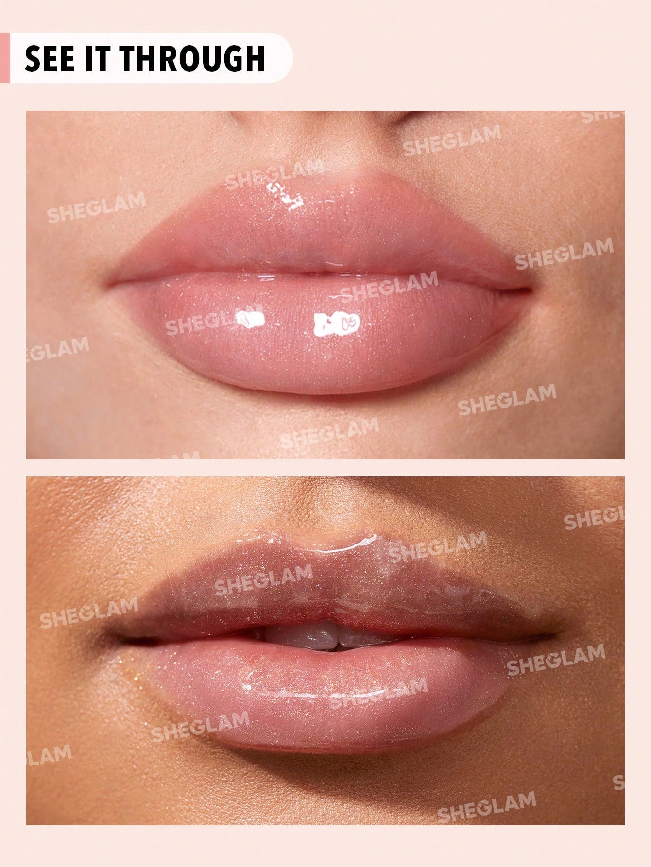 SHEGLAM Spring It On Glow Gloss-See It Through