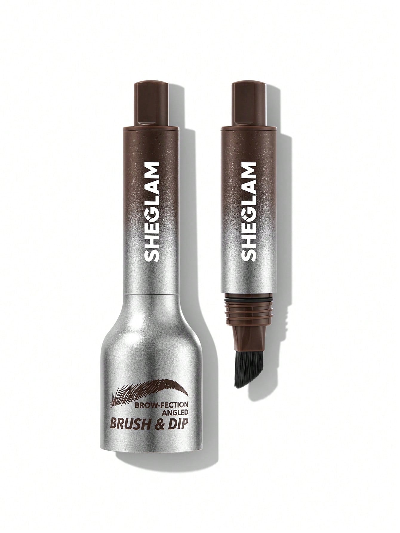 SHEGLAM Brow-Fection Angled Brush & Dip-Chocolate