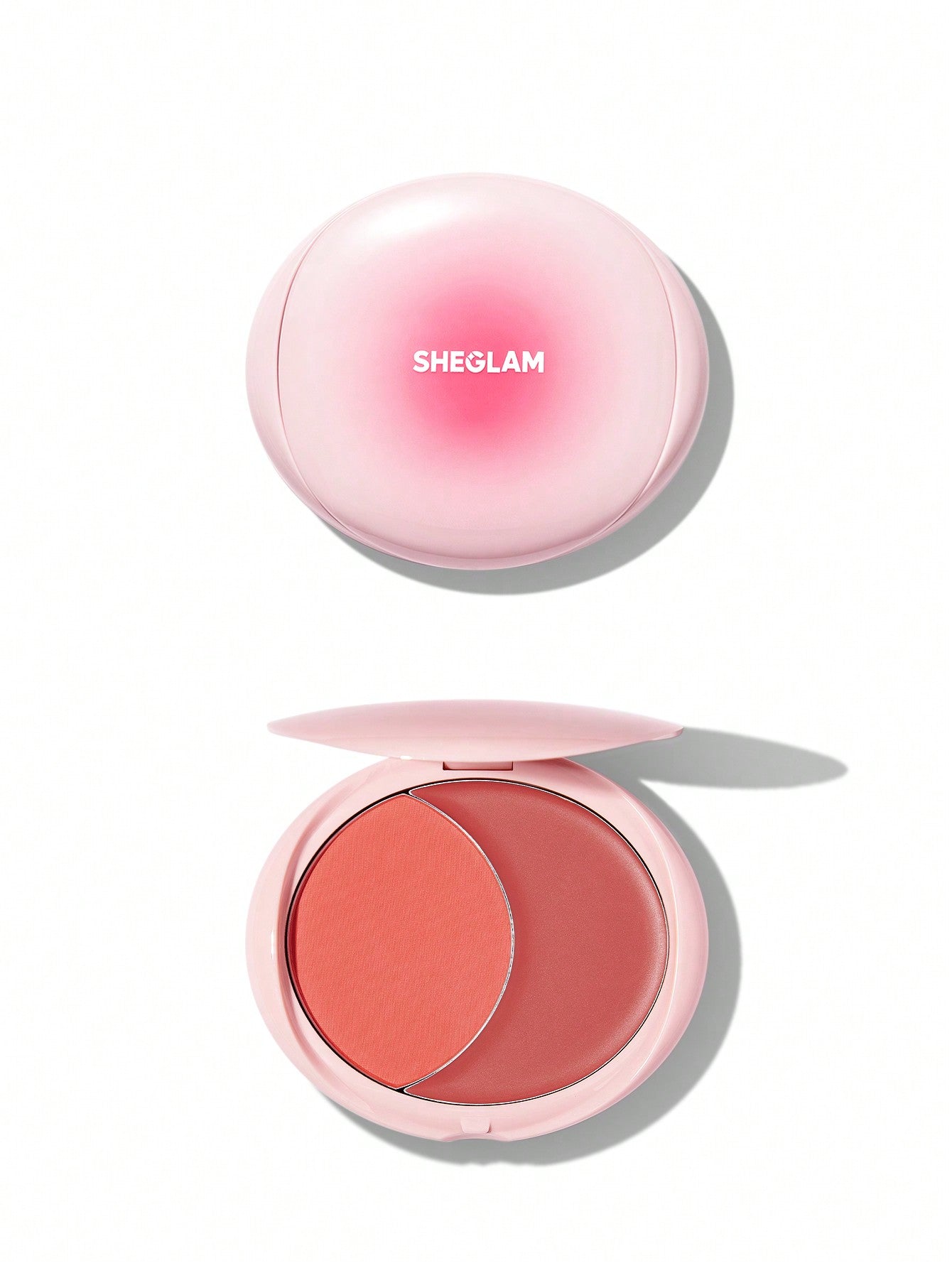 SHEGLAM Cheek 2 Cheek Blush Duo-Cream Powder Blush-Cherry Sorbet