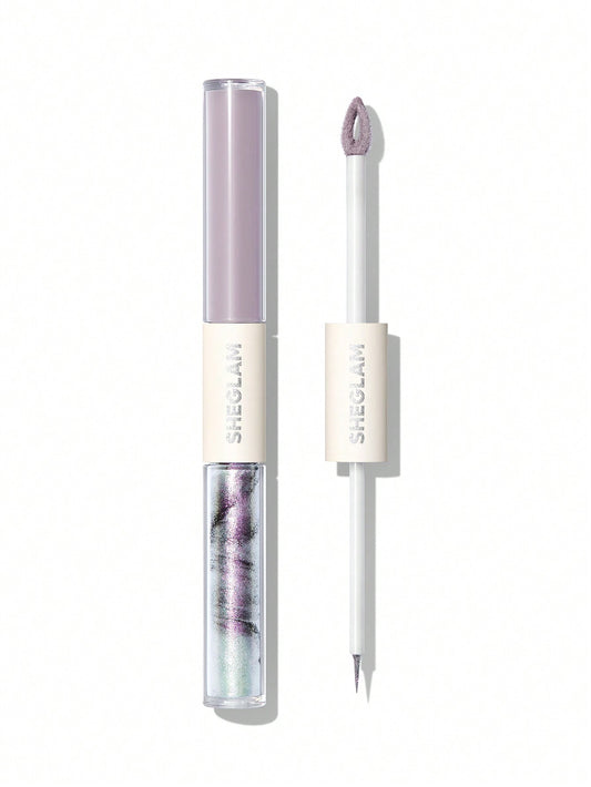 SHEGLAM Silk & Sparkle Double Ended Liquid Eyeshadow-Lavender