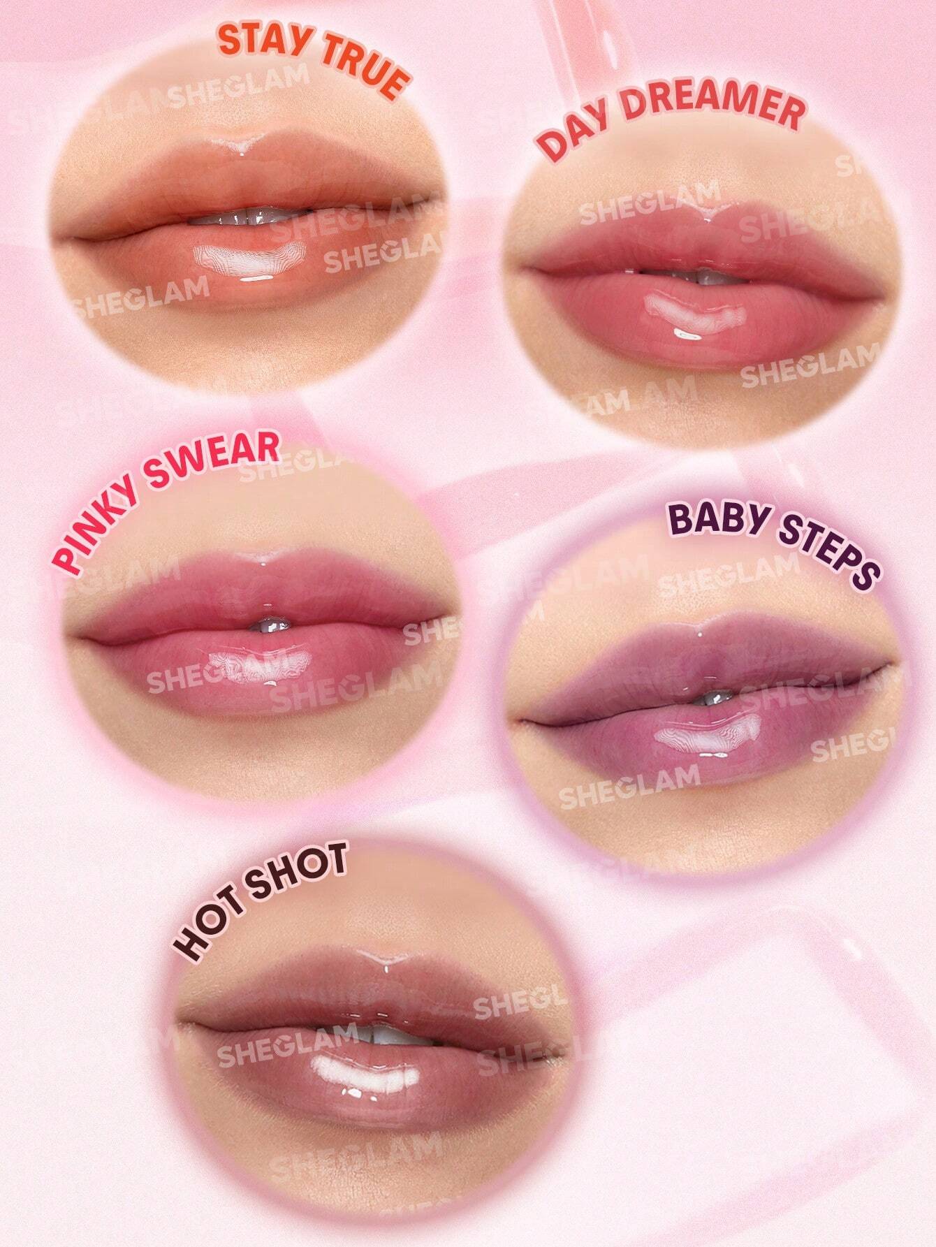 SHEGLAM Jelly Wow Tinted Lip Oil-Stay True