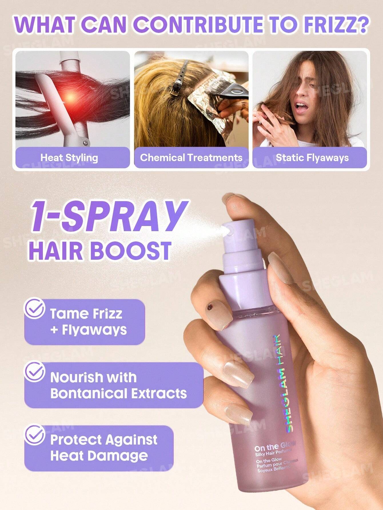 SHEGLAM Hair - Silky Hair Perfume - Anti Frizz