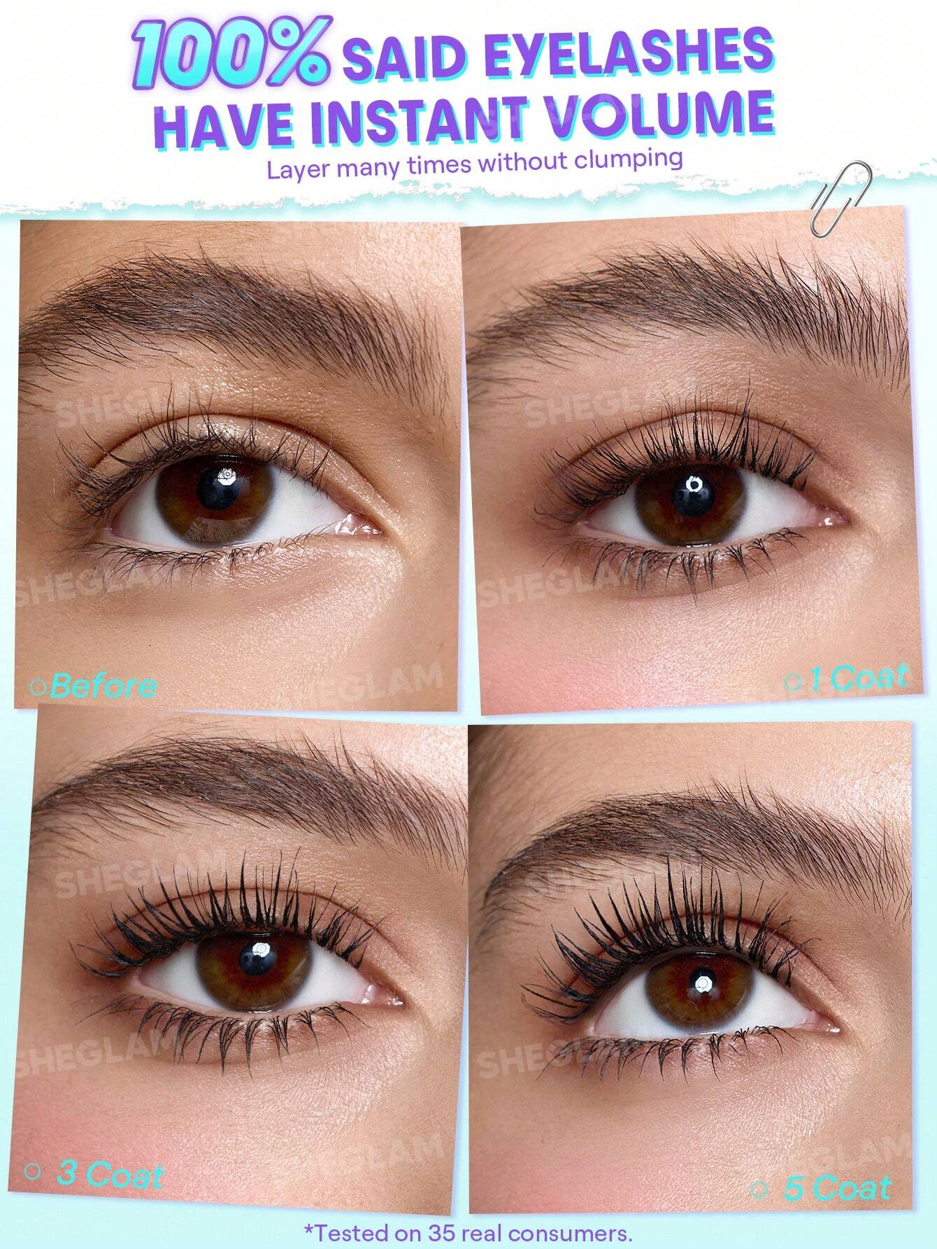 SHEGLAM Lashlighter Iron Curl Mascara