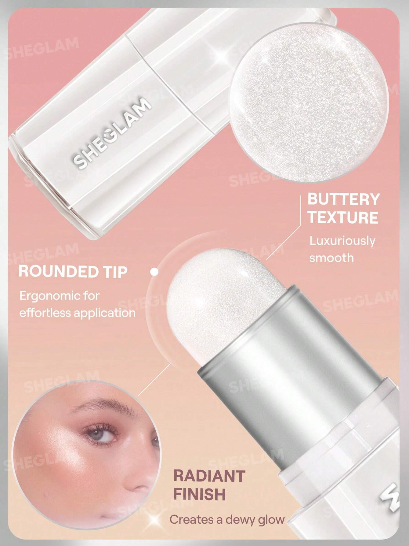 SHEGLAM Buttery Bling Highlight Stick-Vanilla Frost