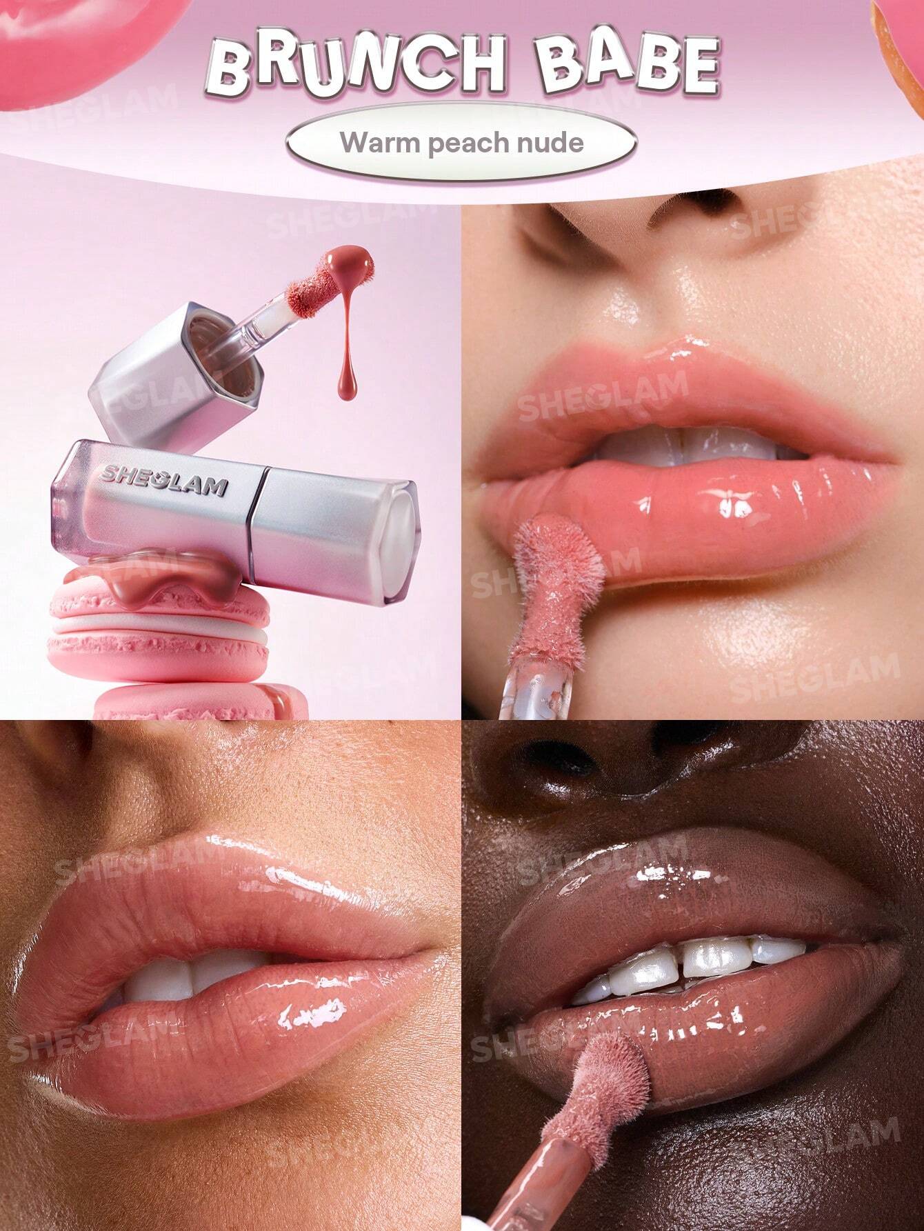 SHEGLAM Glass Lock Air Gloss-Brunch Babe