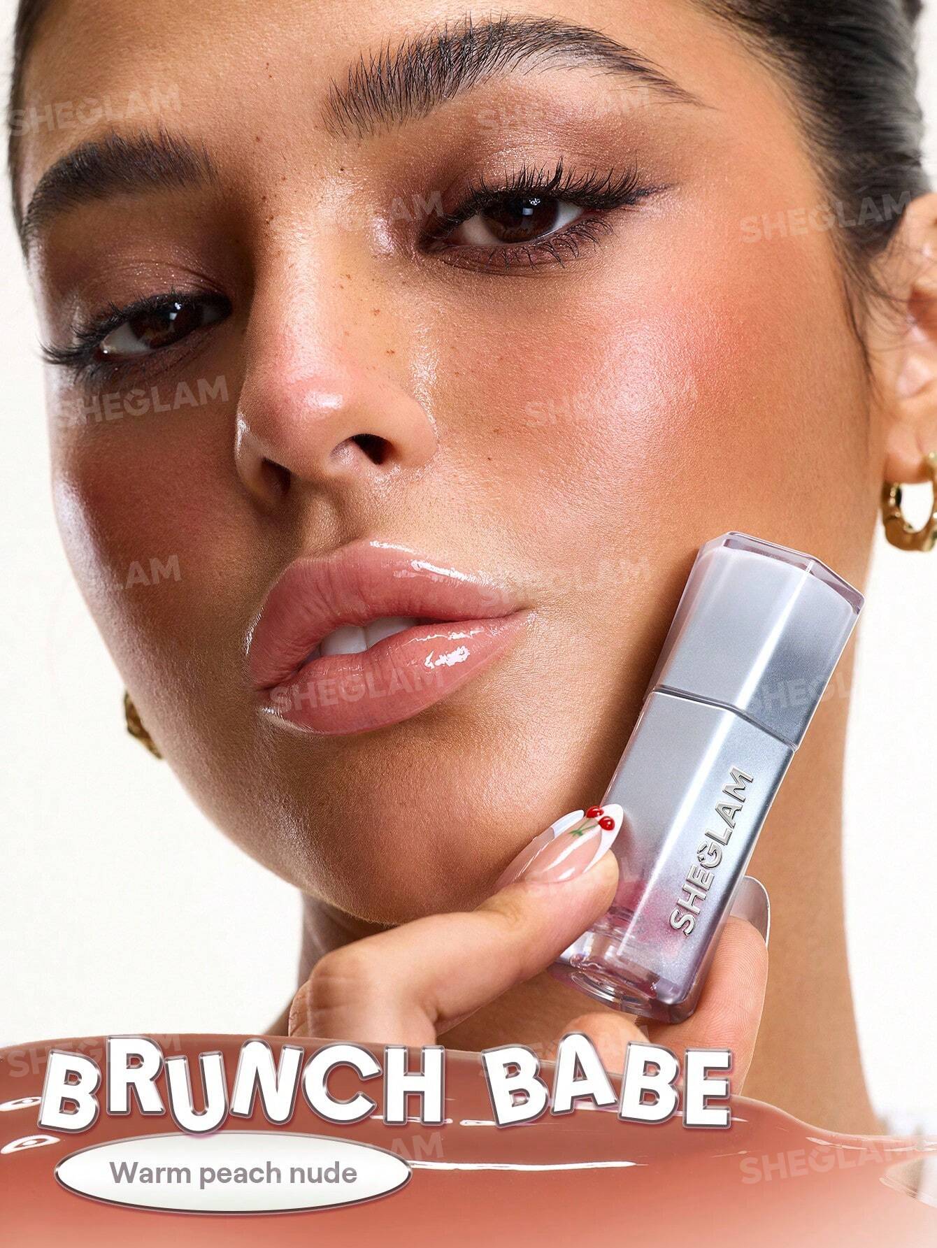 SHEGLAM Glass Lock Air Gloss-Brunch Babe