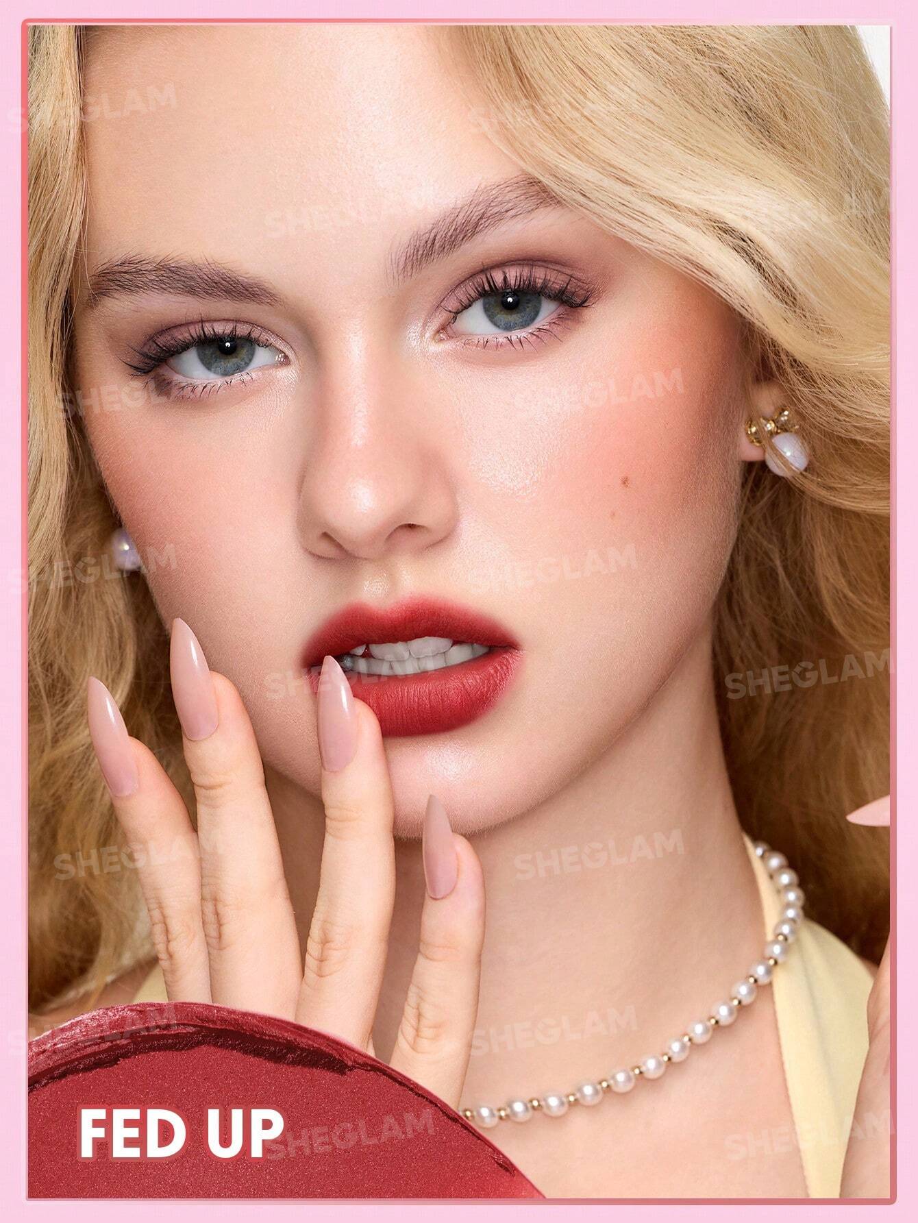 SHEGLAM Lip Veil Cushion Lightweight Lipstick-Fed Up