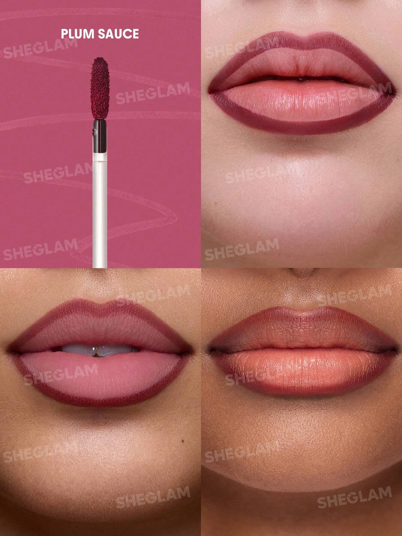 SHEGLAM Fall In Line Peel Off Lip Liner Stain-Plum Sauce
