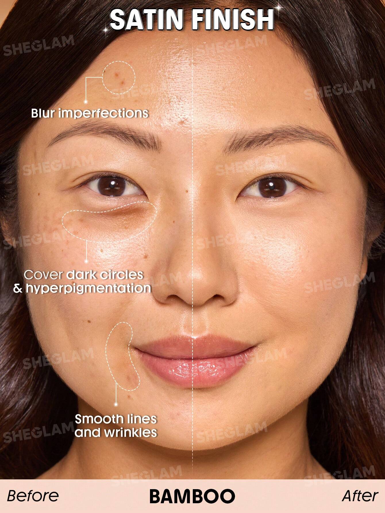 SHEGLAM Skin Sync Satin Foundation-Bamboo