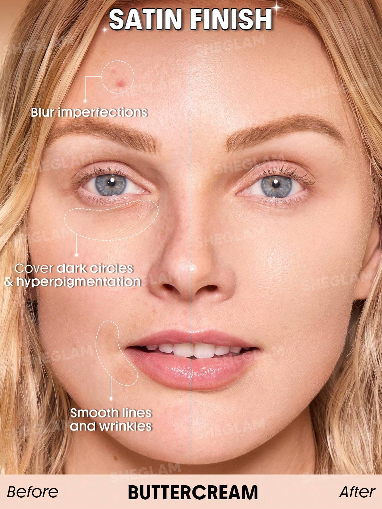 SHEGLAM Skin Sync Satin Foundation-Buttercream
