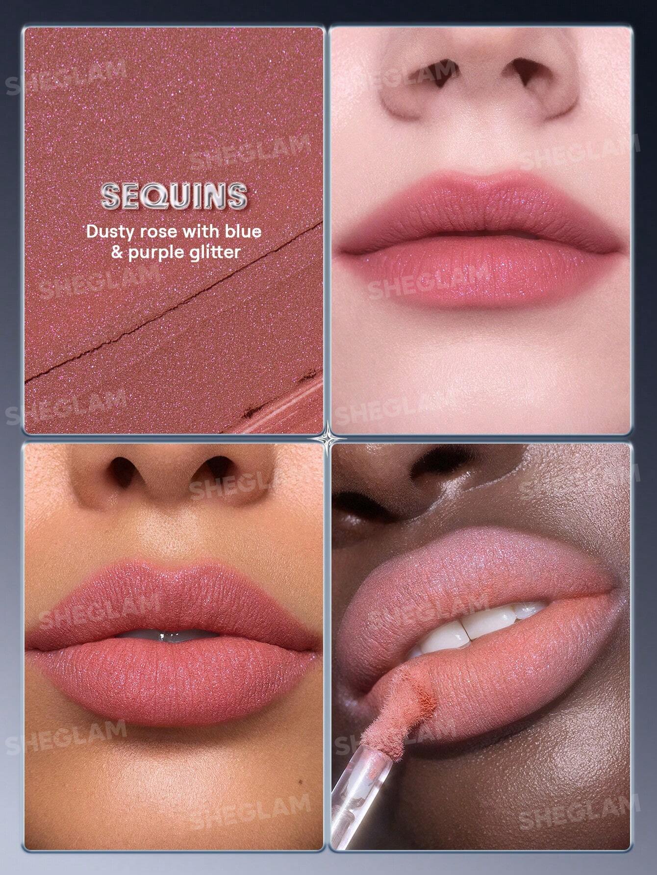 SHEGLAM Glitter Whip Liquid Lipstick-Sequins