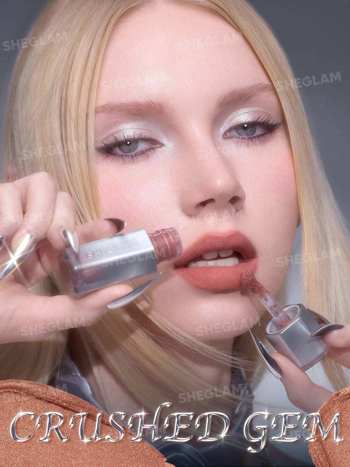 SHEGLAM Glitter Whip Liquid Lipstick-Crushed Gem