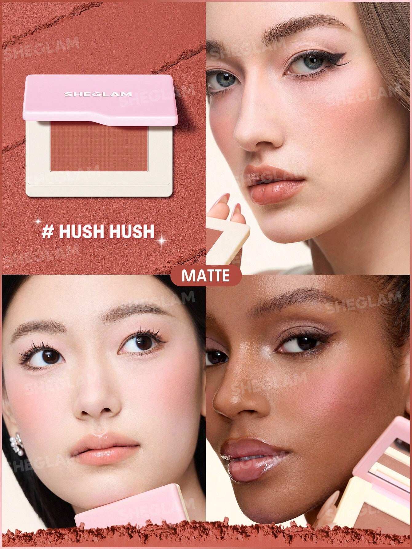 SHEGLAM Dream Touch Blush-Hush Hush
