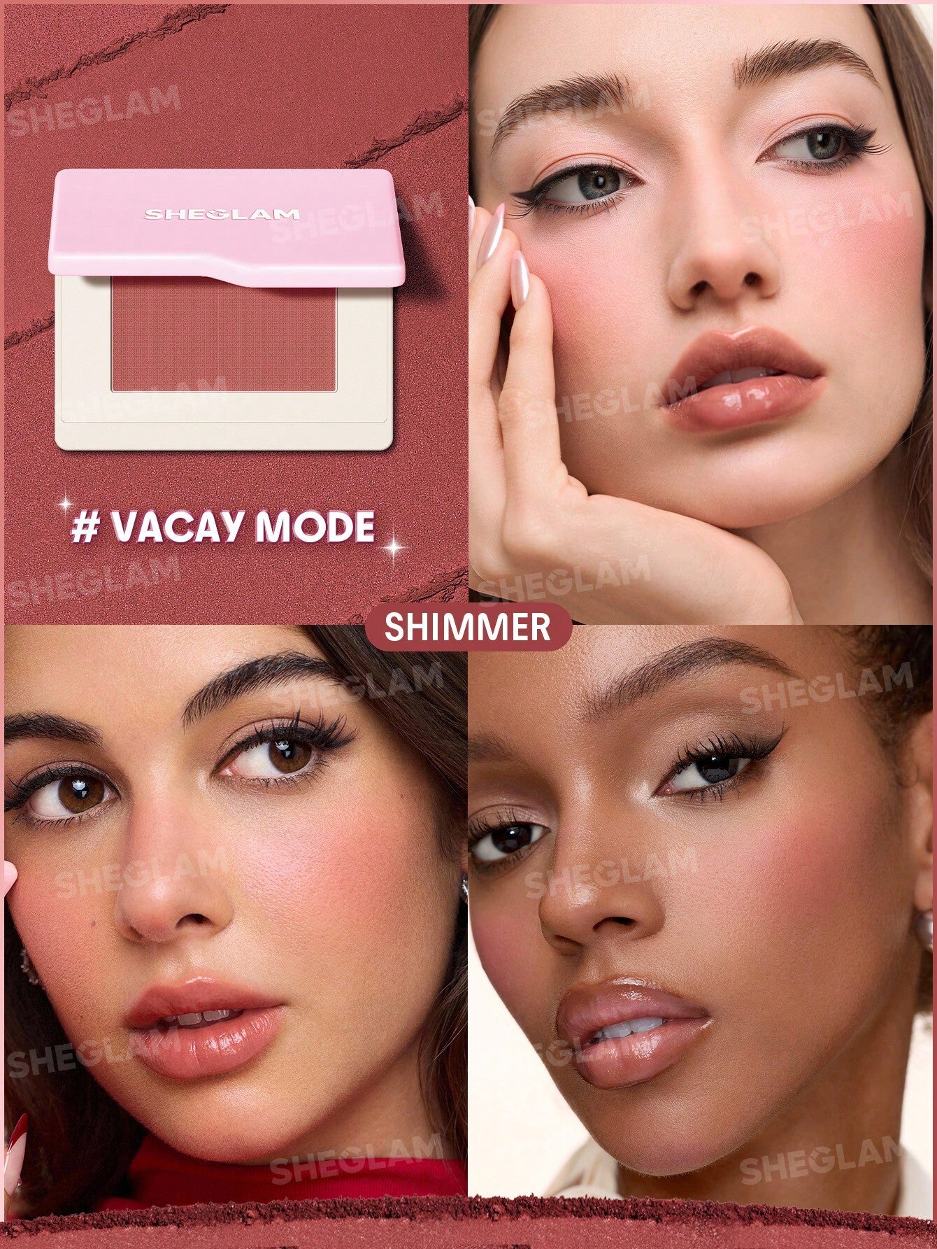 SHEGLAM Dream Touch Blush-Vacay Mode