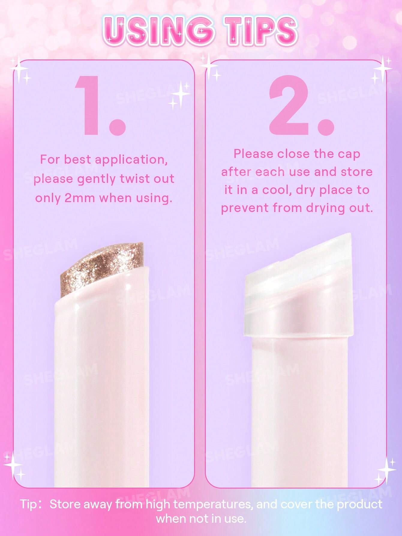 SHEGLAM Crystal Jelly Glaze Stick-Bronze Dust