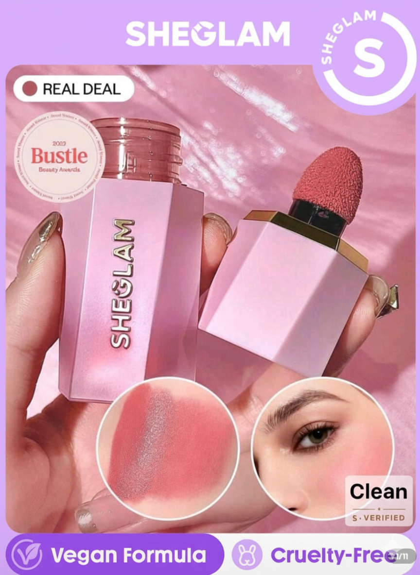 SHEGLAM Color Bloom Liquid Blush-Real Deal