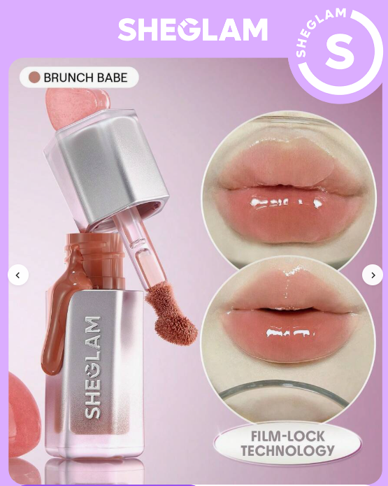 SHEGLAM Glass Lock Air Gloss-Brunch Babe
