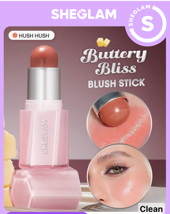 SHEGLAM Buttery Bliss Blush Stick-Hush Hush