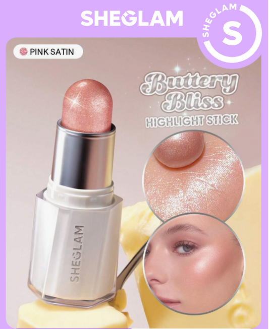 SHEGLAM Buttery Bling Highlight Stick-Pink Satin