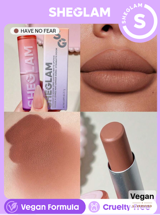 SHEGLAM Dynamatte Boom Long-Lasting Matte Lipstick-Have No Fear