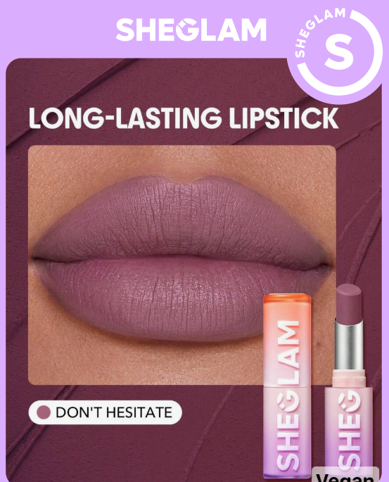 SHEGLAM Dynamatte Boom Long-Lasting Matte Lipstick-Don't Hesitate