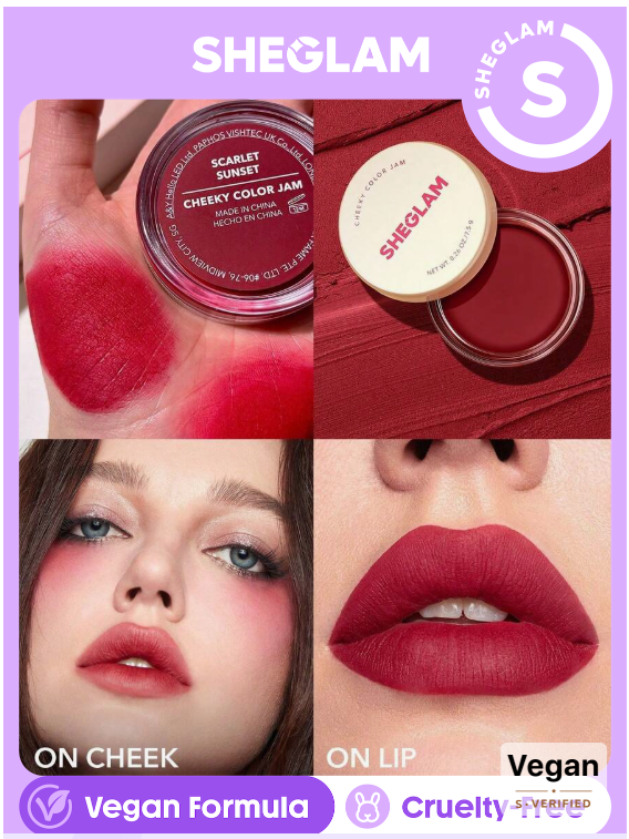 SHEGLAM Cheeky Color Jam- Scarlet Sunset