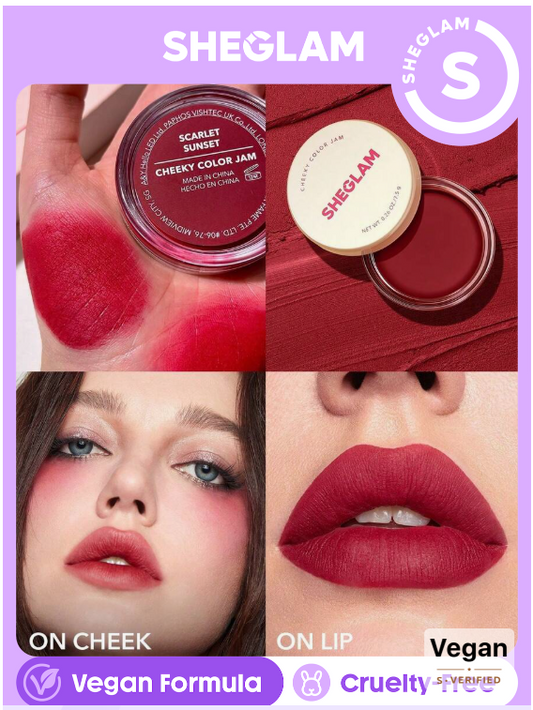 SHEGLAM Cheeky Color Jam- Scarlet Sunset